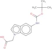 2-(5-{[(tert-Butoxy)carbonyl]amino}-1H-indol-1-yl)acetic acid