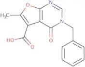 3-Benzyl-6-methyl-4-oxo-3,4-dihydrofuro[2,3-d]pyrimidine-5-carboxylic acid