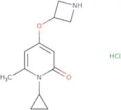 4-(Azetidin-3-yloxy)-1-cyclopropyl-6-methylpyridin-2(1H)-one hydrochloride