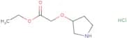 Ethyl 2-[(3S)-3-pyrrolidinyloxy]acetate hydrochloride
