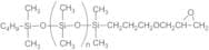 mono-(2,3-EPOXY)PROPYLETHER TERMINATED POLYDIMETHYLSILOXANE, asymmetric, 10-15 cSt
