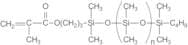 monoMETHACRYLOXYPROPYL TERMINATED POLYDIMETHYLSILOXANE, asymmetric, 6-9 cSt