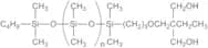 monoDICARBINOL TERMINATED POLYDIMETHYLSILOXANE, asymmetric, 100-125 cSt
