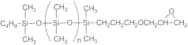 mono-(2,3-EPOXY)PROPYLETHER TERMINATED POLYDIMETHYLSILOXANE, asymmetric, 10-15 cSt
