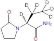 Levetiracetam-d6 (2,3,3,4,4,4-butyramide-d6) [2(S)-(2-Oxopyrrolidin-1-yl)butyramide]