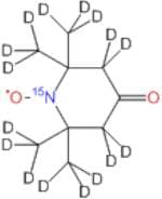 4-Oxo-2,2,6,6-tetramethyl-piperidine-d16;1-15N-1-oxyl"Carboglace"