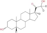 5β-Pregnan-3α,21-diol-20-one-17α,21,21-d3