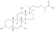 3,7,12-Trihydroxycoprostanoic acid