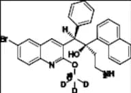 N-Didesmethyl Bedaquiline-13C-d3 (Mixture of Enantiomers)