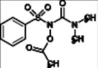 N',N'-Dimethyl-N-benzenesulfonyl-N-acetoxy-carbamide