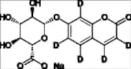 7-Hydroxy Coumarin-d5 Glucuronide Sodium Salt