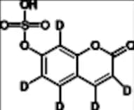 7-Hydroxycoumarin-d5 sulfate