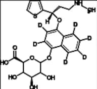 4-Hydroxy Duloxetine-d6 β-D-Glucuronide