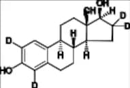 Estradiol-d4 (Estradiol Valerate EP Impurity A-d4, Estriol EP Impurity D-d4, Ethinylestradiol EP I…