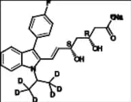 (3R,5S)-Fluvastatin-d6 Sodium Salt