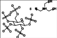 Glucose pentasulfate triethylamine salt