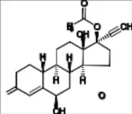 Norethisterone Acetate EP Impurity F (6-β-Hydroxy Norethindrone Acetate)