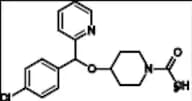 4-[(4-chlorophenyl)(2-pyridyl)methoxy]piperidine-1-carboxylic acid ethyl ester