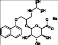 Propranolol Glucuronide Sodium Salt (Mixture of Diastereomers)