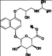 4-Hydroxy Propranolol β-D-Glucuronide Methyl Ester (Mixture of Diastereomers)