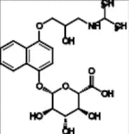 4-Hydroxy Propranolol Glucuronide (Mixture of Diastereomers)