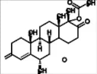 (17a-alfa)-Hydroxy-6alfa,17a-dimethyl-D-homoandrost-4-ene-3,17-dione 17-Acetate