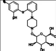 N-Hydroxylated Vortioxetine Glucuronide