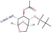 3-O-Acetyl-1,6-anhydro-2-azido-2-deoxy-4TBDMS-β-D-glucopyranose