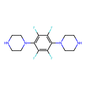 1,4-Dipierazino-2,3,5,6-tetrafluorobenzene