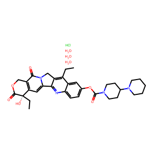 Irinotecan hydrochloride trihydrate