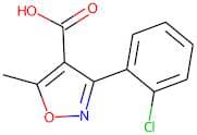 3-(2-Chlorophenyl)-5-methylisoxazole-4-carboxylic acid