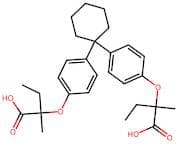 2,2?-((Cyclohexane-1,1-Diylbis(4,1-Phenylene))Bis(Oxy))Bis(2-Methylbutanoic Acid)