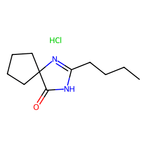 2-Butyl-4-spirocyclopentane-2-imidazolin-5-one hydrochloride