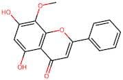 5,7-Dihydroxy-8-Methoxy-2-Phenyl-4H-Chromen-4-One