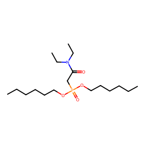 N,N-Diethylcarbamylmethylenephosphonicaciddi-N-Hexylester
