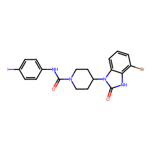 4-(4-Bromo-2-Oxo-2,3-Dihydro-1H-Benzo[d]Imidazol-1-Yl)-N-(4-Iodophenyl)Piperidine-1-Carboxamide