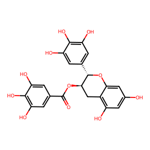 (-)-Gallocatechin gallate, 98%, from green tea