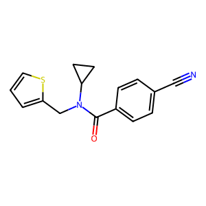 4-Cyano-N-Cyclopropyl-N-(Thiophen-2-Ylmethyl)Benzamide
