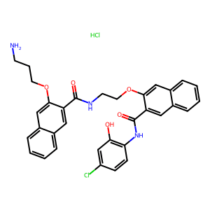 3-(3-Aminopropoxy)-N-(2-((3-((4-Chloro-2-Hydroxyphenyl)Carbamoyl)Naphthalen-2-Yl)Oxy)Ethyl)-2-Naph…