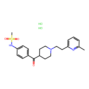 N-(4-(1-(2-(6-MEthylpyridin-2-yl)Ethyl)Piperidine-4-Carbonyl)Phenyl)Methanesulfonamide Dihydrochlo…
