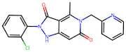 2-(2-Chlorophenyl)-4-Methyl-5-(Pyridin-2-Ylmethyl)-1H-Pyrazolo[4,3-C]Pyridine-3,6(2H,5H)-Dione
