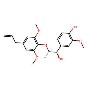 4-((1R,2S)-2-(4-Allyl-2,6-Dimethoxyphenoxy)-1-Hydroxypropyl)-2-Methoxyphenol