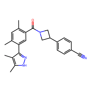4-(1-(5-(4,5-Dimethyl-1H-Pyrazol-3-Yl)-2,4-Dimethylbenzoyl)Azetidin-3-Yl)Benzonitrile