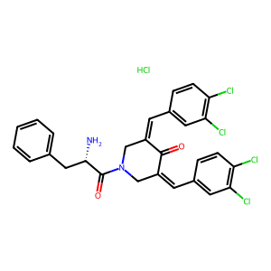 1-(L-Phenylalanyl)-3,5-Bis(3,4-Dichlorobenzylidene)Piperidin-4-One Hydrochloride