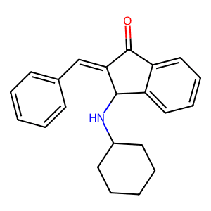 (E)-2-Benzylidene-3-(Cyclohexylamino)-2,3-Dihydro-1H-Inden-1-One