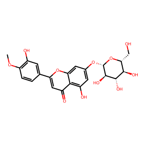 5-Hydroxy-2-(3-Hydroxy-4-Methoxyphenyl)-7-(((2S,3R,4S,5S,6R)-3,4,5-Trihydroxy-6-(Hydroxymethyl)Tet…