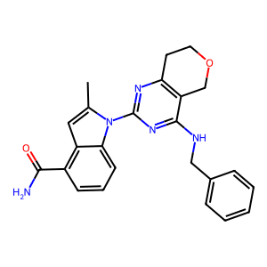 1-(4-(Benzylamino)-7,8-Dihydro-5H-Pyrano[4,3-D]Pyrimidin-2-Yl)-2-Methyl-1H-Indole-4-Carboxamide