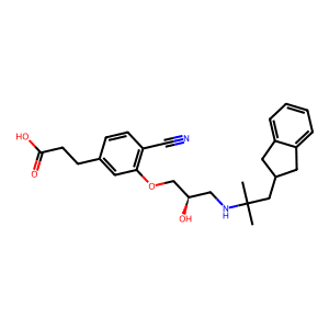 (R)-3-(4-Cyano-3-(3-((1-(2,3-Dihydro-1H-Inden-2-Yl)-2-Methylpropan-2-Yl)Amino)-2-Hydroxypropoxy)Ph…
