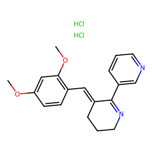 (E)-3-(2,4-Dimethoxybenzylidene)-3,4,5,6-Tetrahydro-2,3'-Bipyridine Dihydrochloride