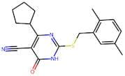 6-Cyclopentyl-2-((2,5-Dimethylbenzyl)Thio)-4-Oxo-1,4-Dihydropyrimidine-5-Carbonitrile